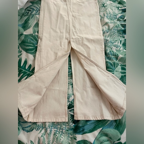 NWT Djerf Avenue Remake Denim Skirt Maxi Cream - Picture 8 of 13